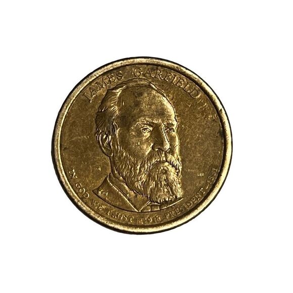 2011 D James Garfield Presidential Dollar - Picture 1 of 6
